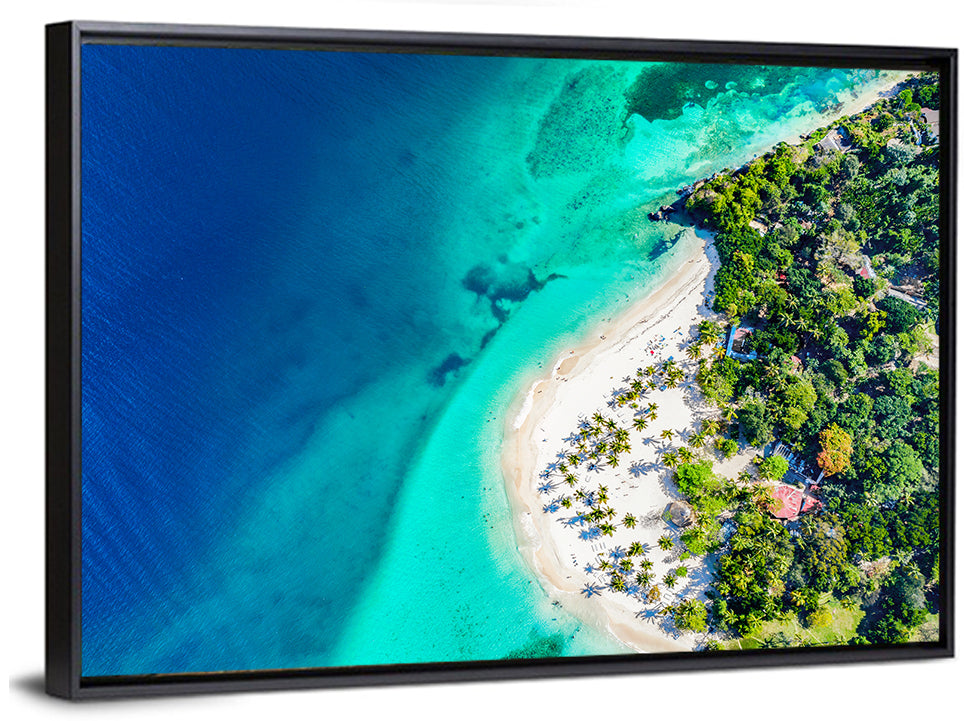 Cayo Levantado Aerial View Wall Art