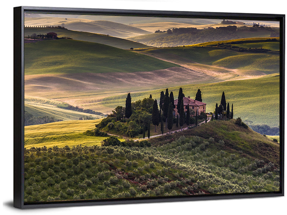 Val D'orcia Meadow Hills Wall Art