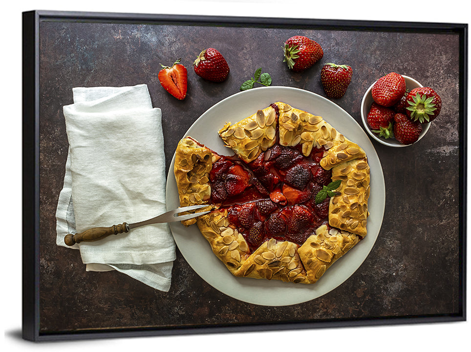 Sommer Strawberry Tart Wall Art