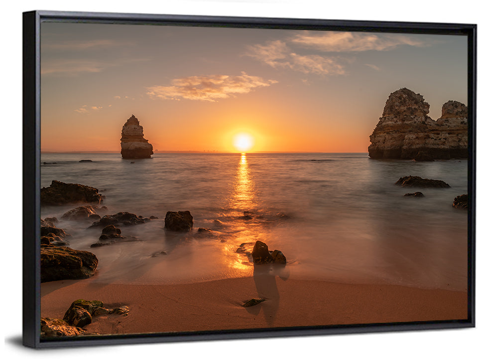 Praia Do Camillo Sunset Wall Art