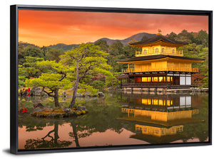 Golden Pavilion Temple Wall Art