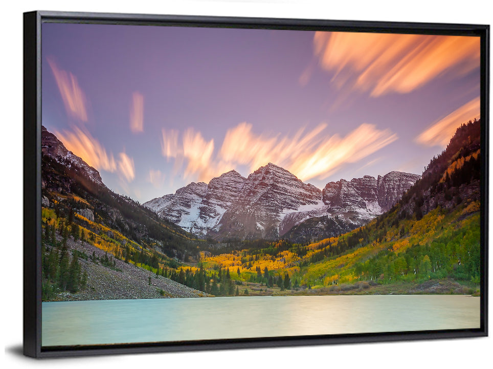Maroon Bells Sunset Wall Art