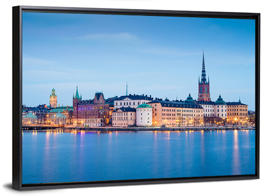 Riddarholmen Islet Twilight Wall Art