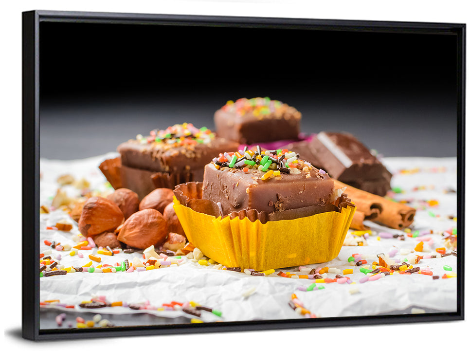 Chocolate Hazelnut Cookie Still Life Wall Art
