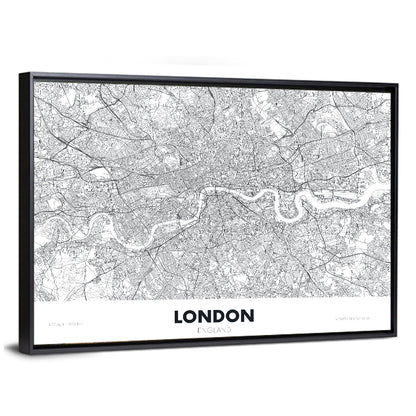 London City Map Wall Art