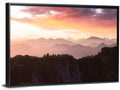 Vancouver Mountains at Sunset Wall Art