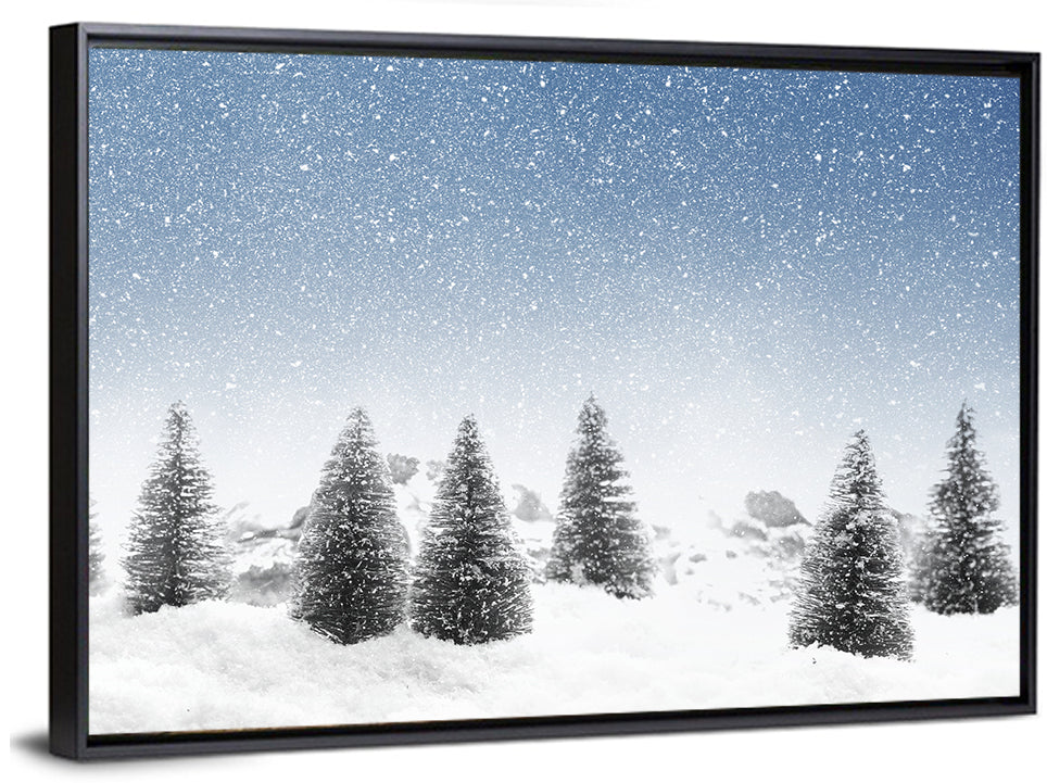 Winter Trees Landscape Wall Art