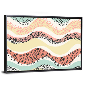 Pond Waves Abstract Wall Art