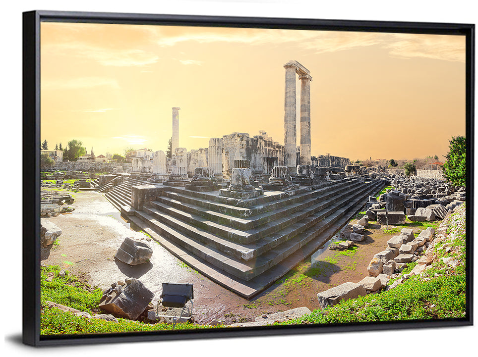 Temple of Apollo at Didyma at Golden Hour Wall Art