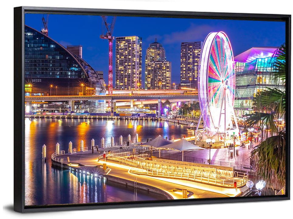 Darling Harbour Nightscape Wall Art