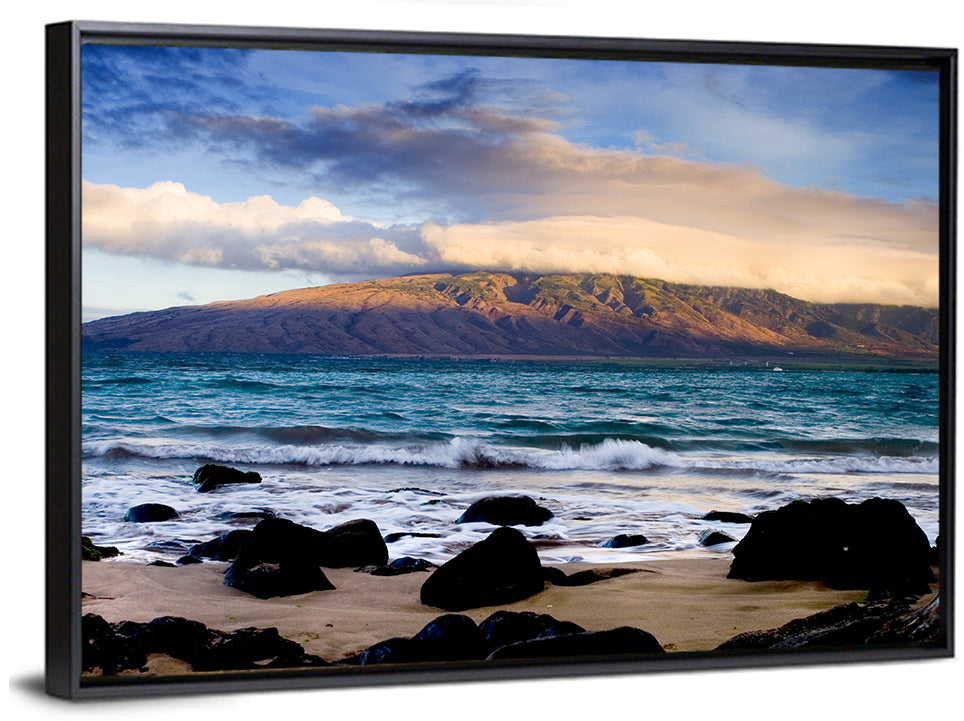 Kihei Golden Coastline Wall Art