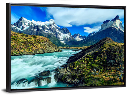 Mountains Stream Wall Art