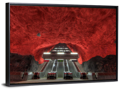 Metro Station Stockholm Wall Art