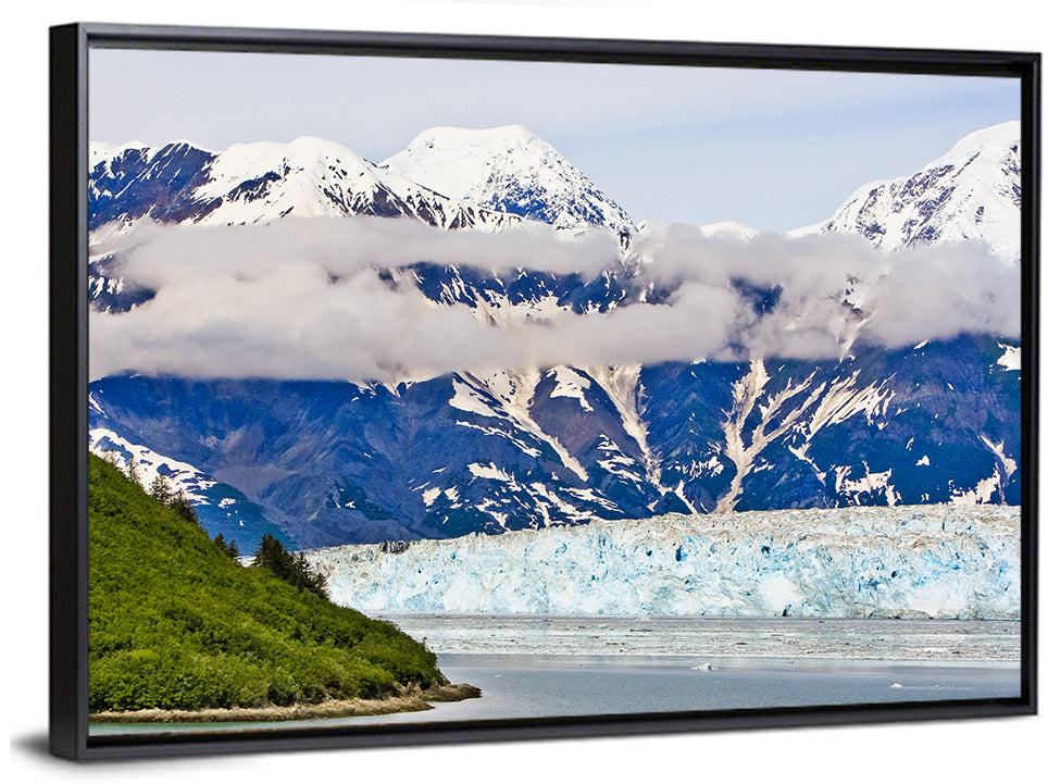 Hubbard Glacier and Snowcapped Peaks Wall Art