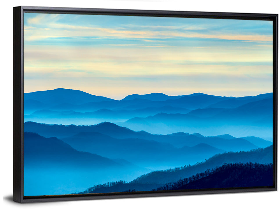 Smoky Mountain Layers at Dawn Wall Art