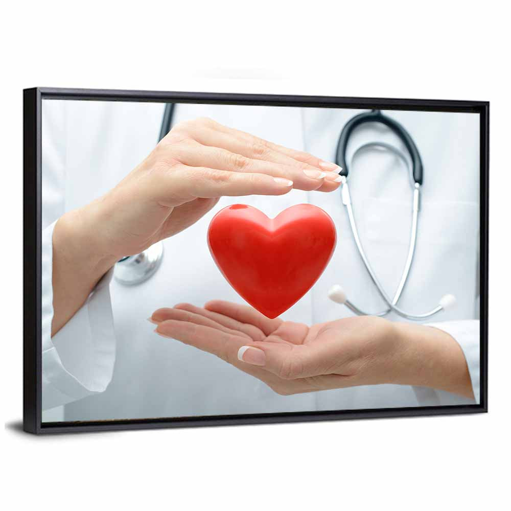 Patient Care Heart Sign Wall Art