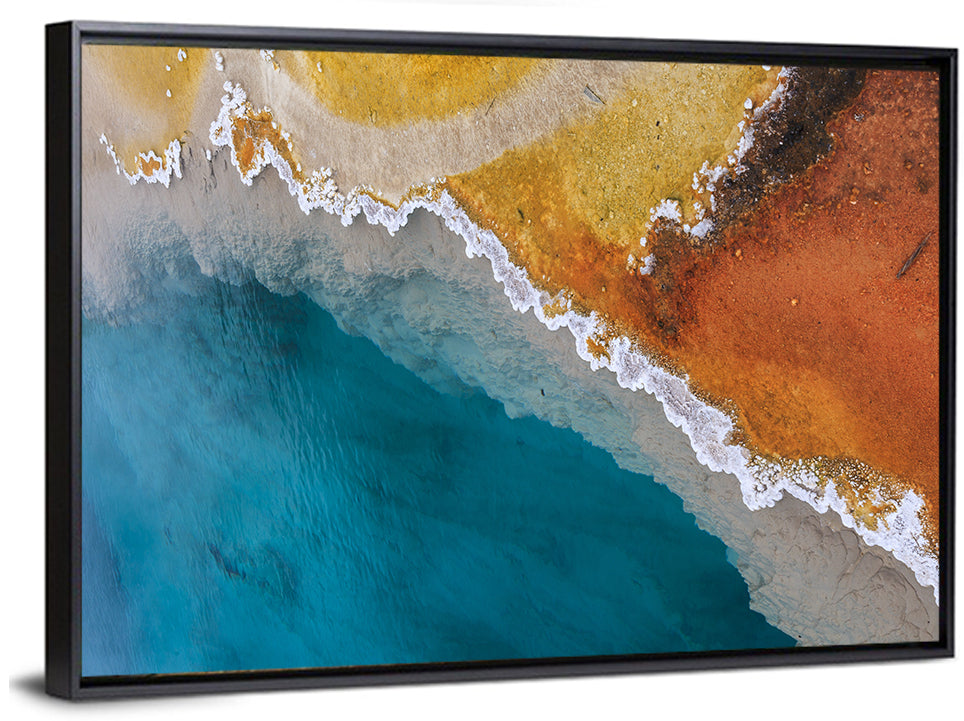 Grand Prismatic Spring Color Gradient Wall Art