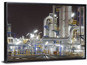 Chemical Industrial Plant Wall Art