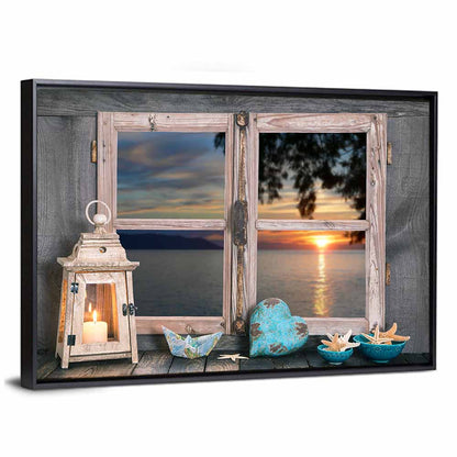 Sea Sunset View Wall Art
