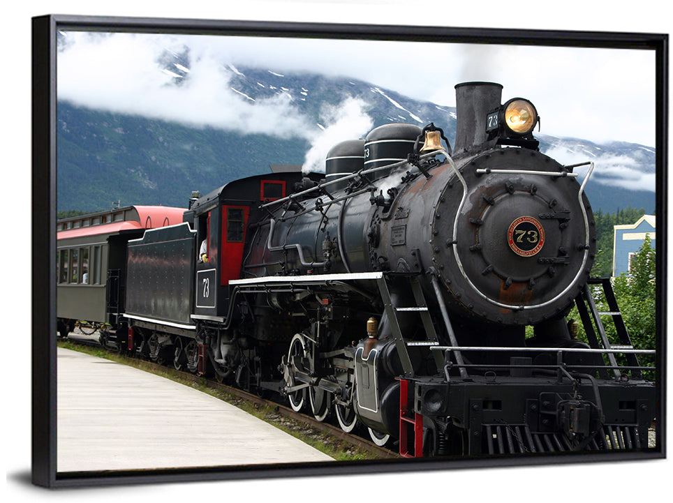 Skagway Steam Locomotive No. 73 Wall Art