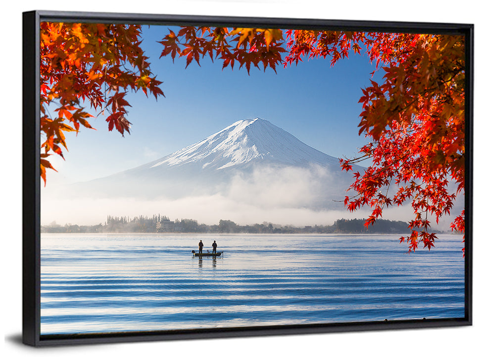 Mount Fuji Over Lake Kawaguchiko Wall Art