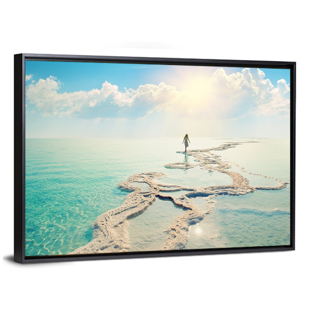 Dead Sea Salty Shore Wall Art