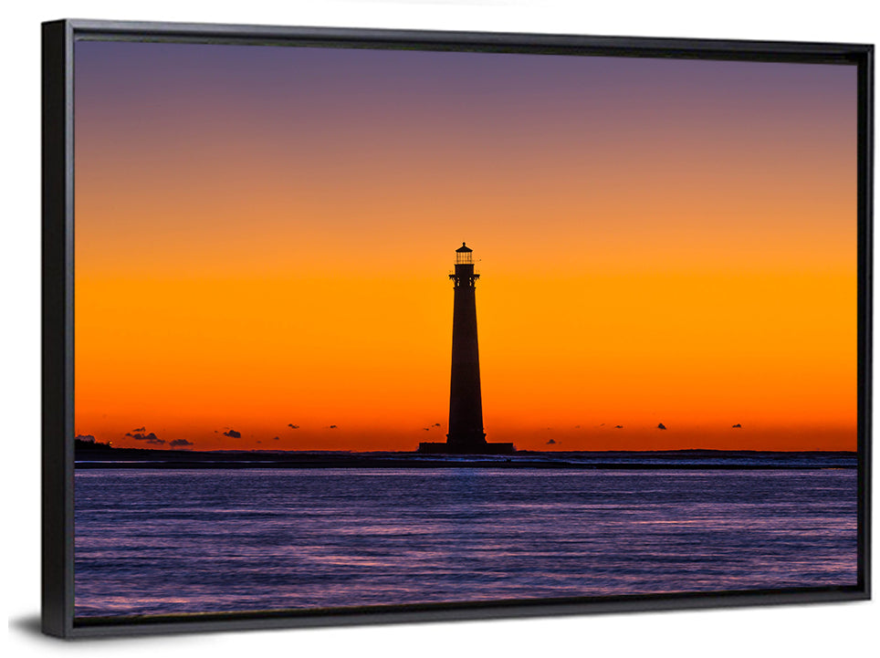 Lighthouse Sunset Wall Art