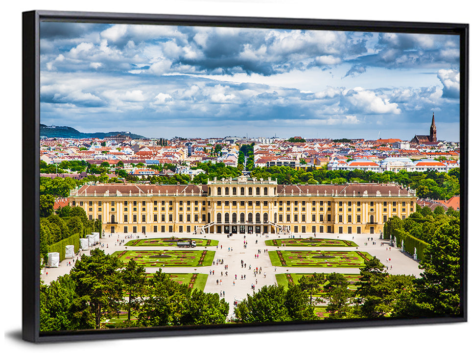 Schönbrunn Palace and Great Parterre Gardens Wall Art