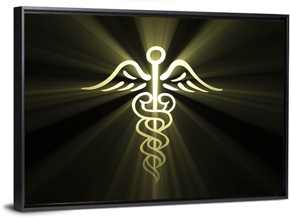 Medical Corps Caduceus Emblem Wall Art