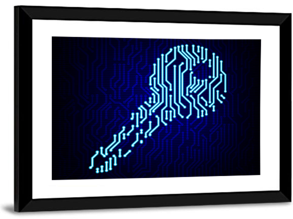 Digital Key Concept Wall Art