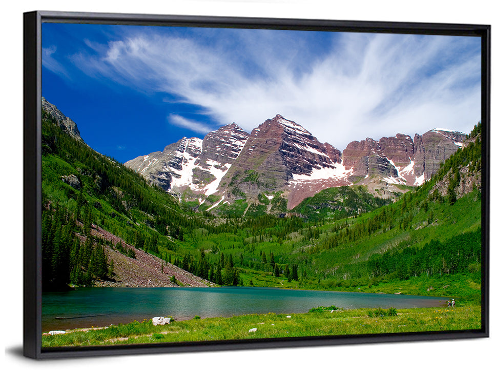 Maroon Bells Reflections at Maroon Lake Wall Art