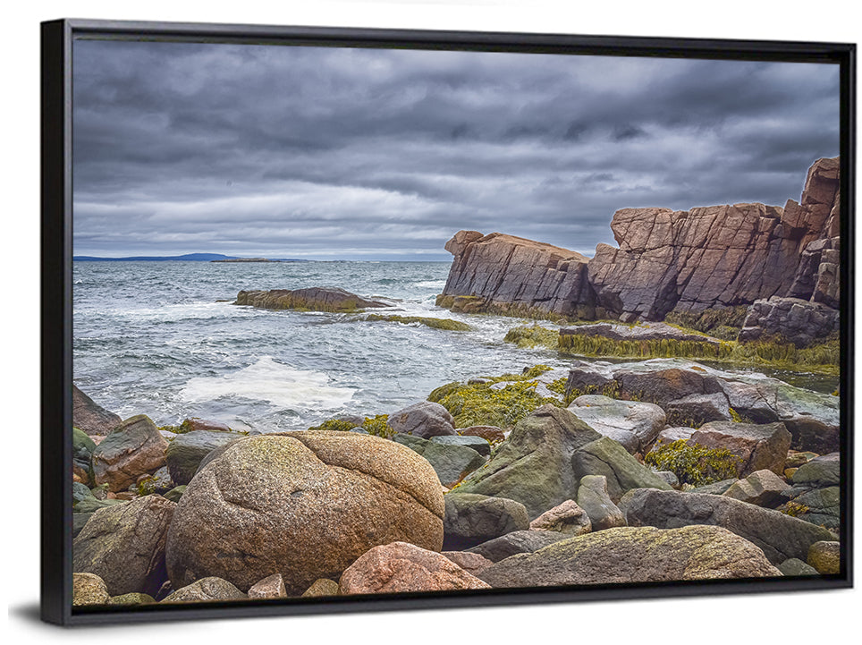 Bar Harbor Rocky Coastline Wall Art