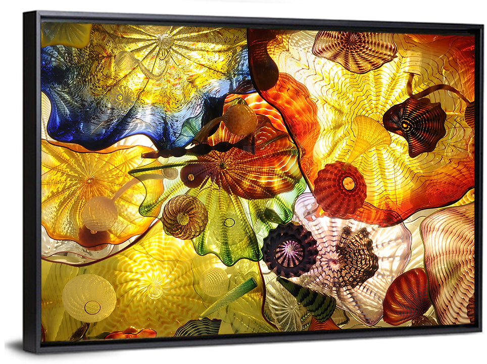 Kaleidoscopic Glass Ceiling Abstract Wall Art