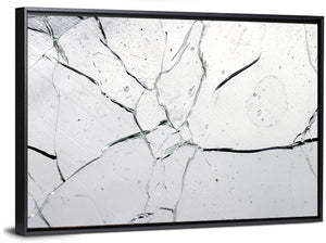 Cracked Glass Abstract Wall Art