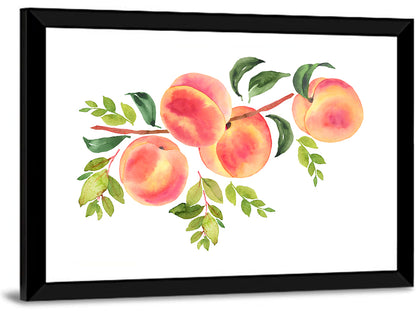 Peaches Branch Wall Art