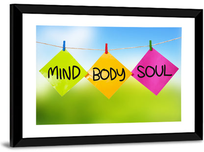 Mind - Body - Soul Wall Art