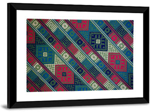 Hand Woven Textile Abstract Wall Art