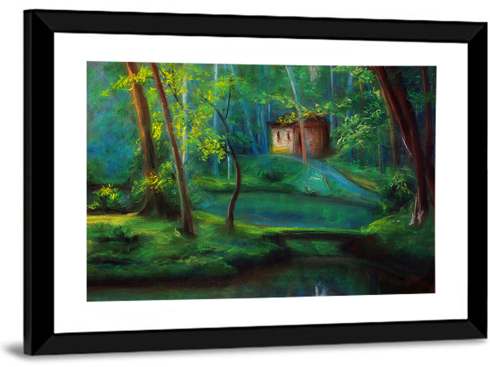 Forest Fairy Tales Abstract Wall Art