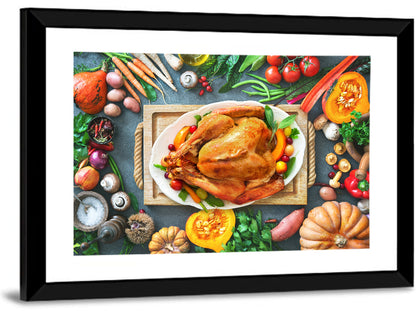 Roasted Turkey Wall Art