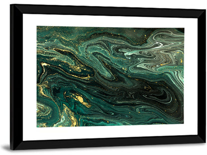 Green Granite Abstract Wall Art