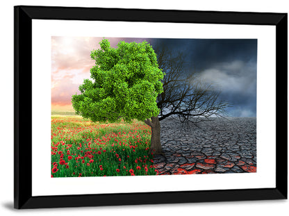 Climate Change Concept Wall Art
