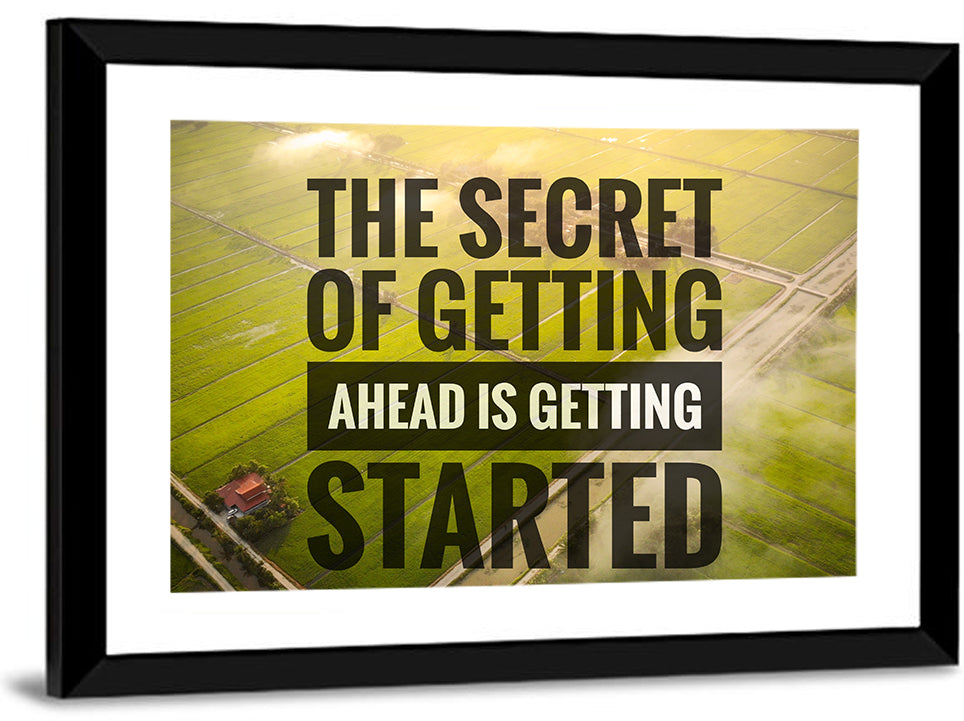 Getting Started Sunlit Farmland Wall Art