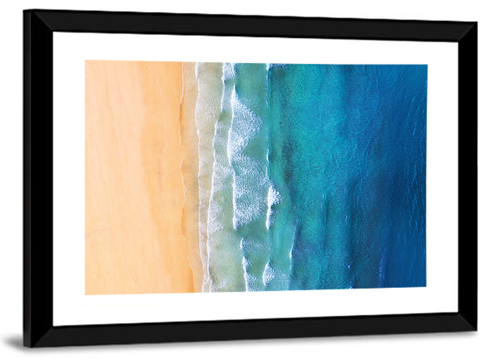 Aerial Iceland Coastline Wall Art