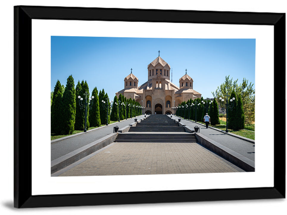 Saint Gregory Cathedral Stairway, Yerevan Wall Art