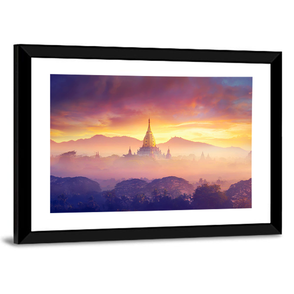 Misty Bagan Stupas Wall Art