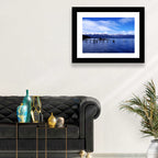 Nahuel Huapi Lake with Wooden Pilings Wall Art