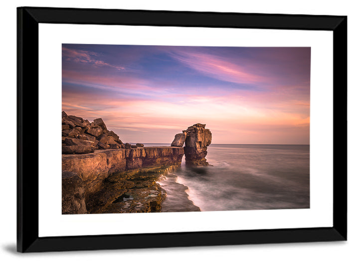 Pulpit Rock, Isle of Portland Wall Art as a framed print