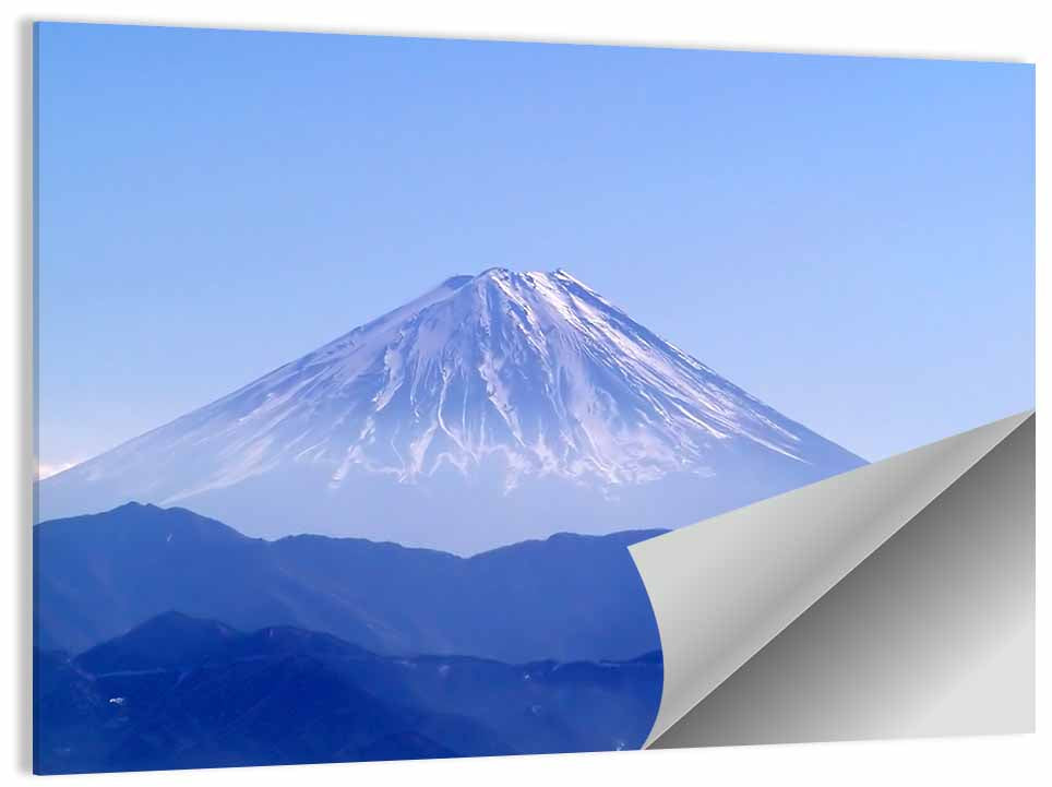Mount Fuji Minimalist Landscape Wall Art