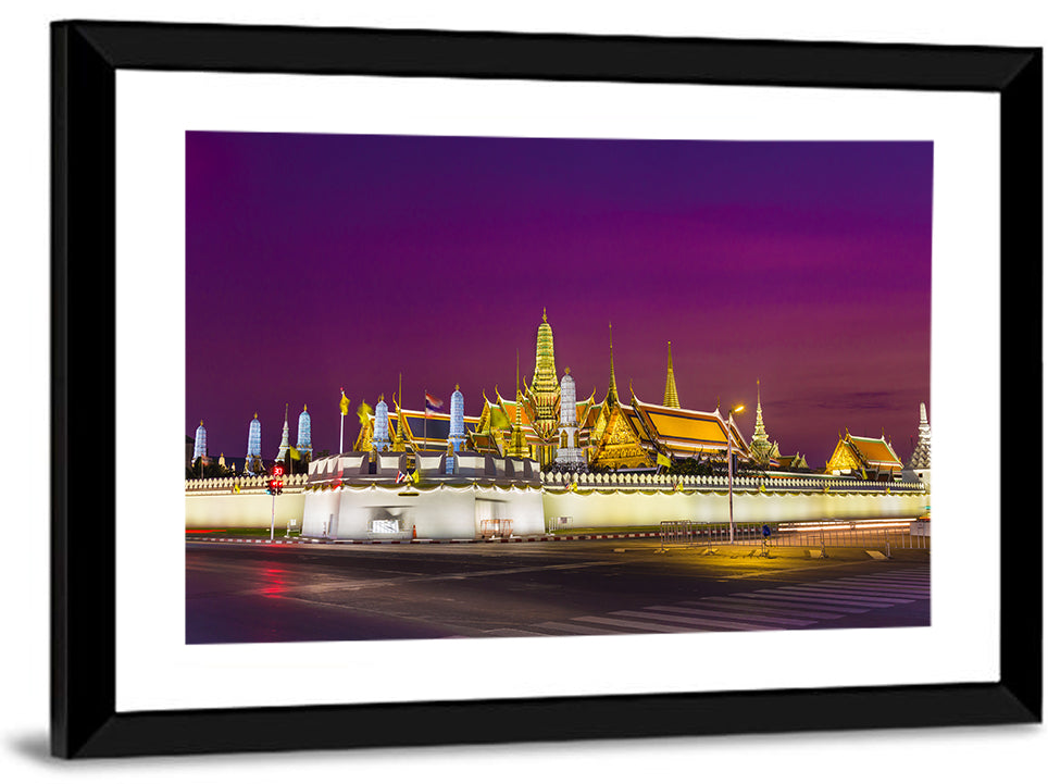 Emerald Buddha, Grand Palace Dusk Wall Art