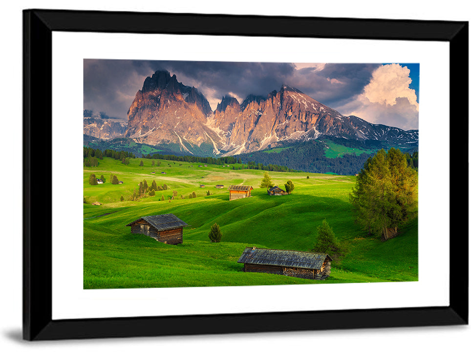 Alpe Di Siusi Meadow, Castelrotto Wall Art